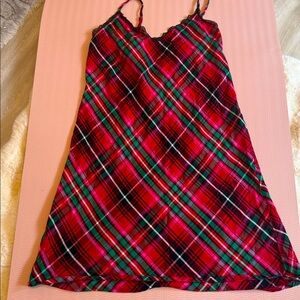 Victoria Secret Plaid Chemise Red Women's Size Small